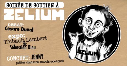 Soirée de soutien à Zélium