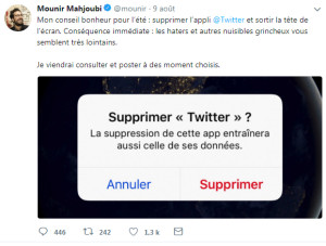 Mounir Mahjoubi adieux