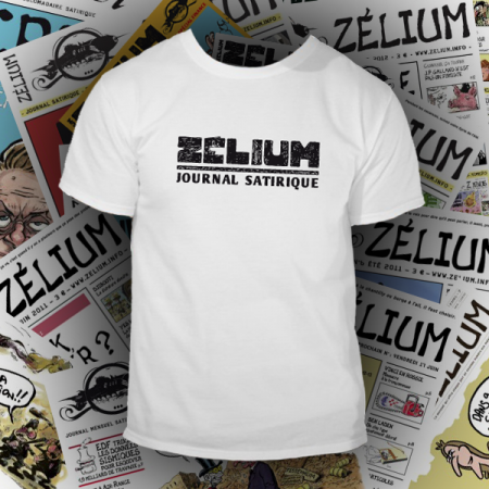T-shirt blanc Zélium - unisexe